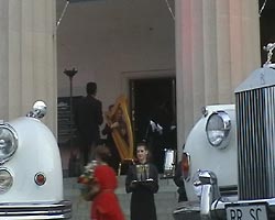 Auckland Museum harp music to welcome wedding guests