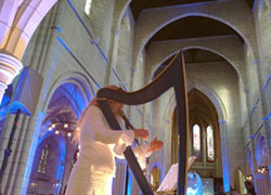 harp background music at St Matthews in the city